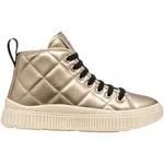 Geox J LAQUINNY Dievčenské členkové topánky, zlatá, veľkosť