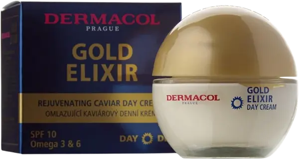 DERMACOL Gold Elixir omlazující kaviárový denní krém 50 ml