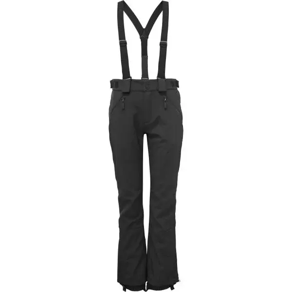 LOAP LUZANA Dámske lyžiarske softshellové nohavice, čierna, veľkosť