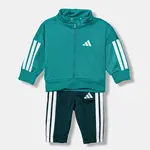 Dětská tepláková souprava adidas tyrkysová barva, JM0896