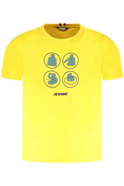 Dětské žluté triko K-WAY