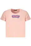 K-WAY SHORT SLEEVE T-SHIRT GIRL PINK