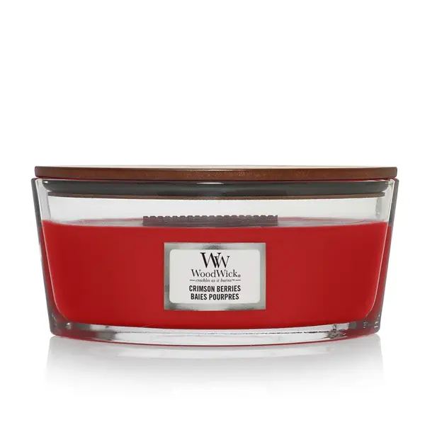 WOODWICK Vonná svíčka loď Crimson Berries 453,6 g