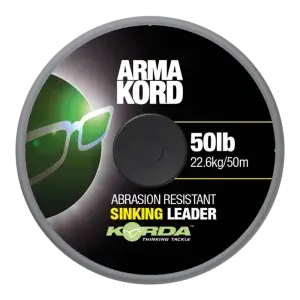 Korda šoková šňůra arma kord sinking braid 50 m - 50 lb