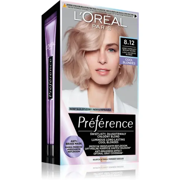 L’Oréal Paris Préférence barva na vlasy odstín 8.12 Alaska 1 ks