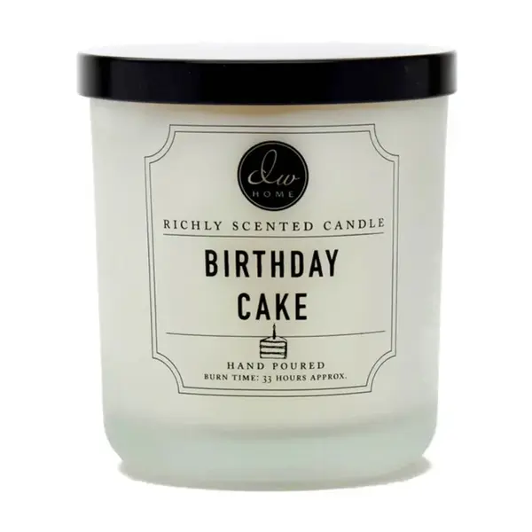 DW Home Signature Vonná svíčka ve skle Narozeninový dort 274 g