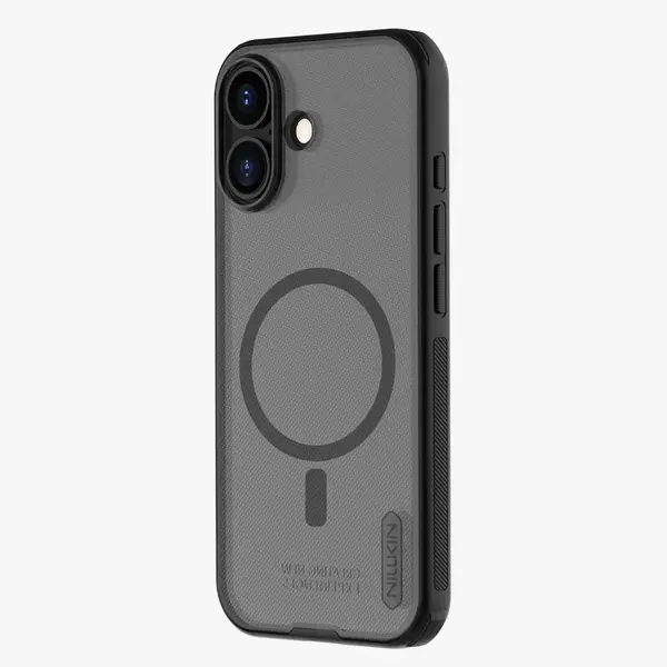 Zadní kryt Nillkin Super Frosted PRO Magnetic pro Apple iPhone 17, transparentní černá