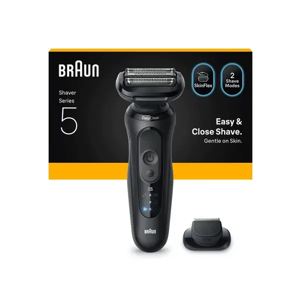 Braun Series 5 52-N1200S elektrický holiaci strojček + 1 nástavec, čierny