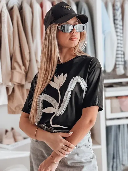 Dámske oversize tričko s 3D efektom