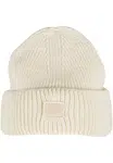 Knitted wool hat - cream