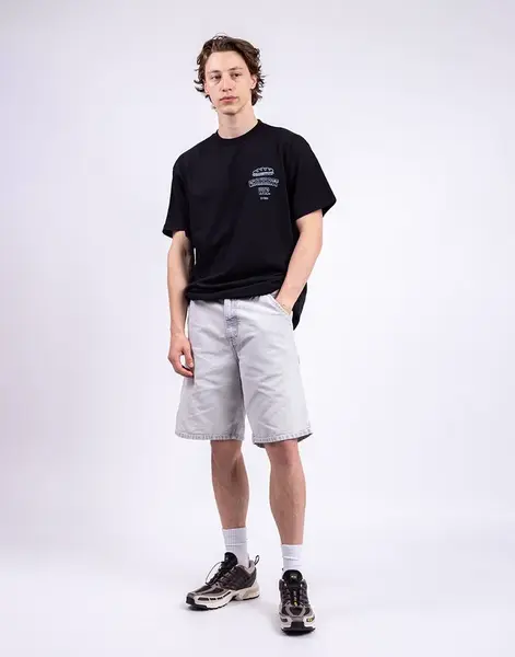 Carhartt WIP Single Knee Short Black chalk wash 31