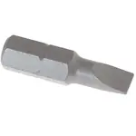 Bit plochý, rozměr 0,4 x 4 mm, úchyt 1/4", délka 25 mm - JONNESWAY D125F4504A Velikost: 0.6x4.5 mm