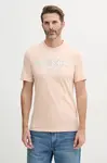 Bavlněné tričko Guess oranžová barva, s potiskem, M5GI07 I3Z14