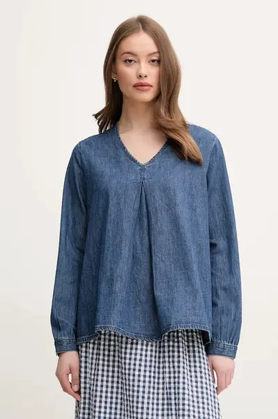 Bavlněná halenka United Colors of Benetton