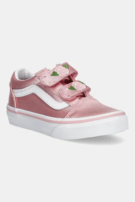 Tenisky Vans Old Skool V růžová barva, VN000CYDBJ11