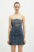 Džínové šaty KSUBI Avenue Dress Sandstorm