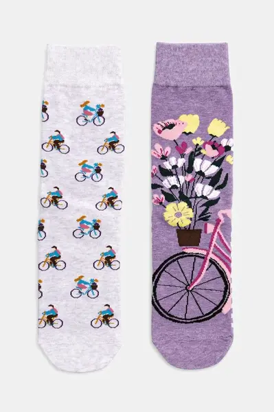 Bavlněné ponožky Medicine 2-pack dámské, více barev