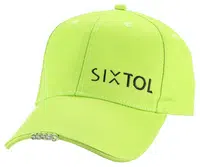 Kšiltovka s LED světlem 25 lm, nabíjecí USB, maskáč, univerzální velikost - SIXTOL B-CAP Barva: fluorescentní