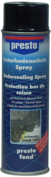 Presto Ochrana podvozku a karoserie (Bitumen) Presto, 500 ml sprej