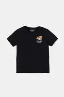 Dětské bavlněné tričko Guess tmavomodrá barva, s aplikací, N5GI08 K8HM4