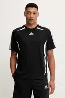 Bavlněné tričko adidas Originals Teamgeist pánské, černá barva, s aplikací, KE0145
