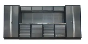 Sestava dílenského nábytku Procarosa PROFESSIONAL XXL-7 Pracovní deska: nerezová