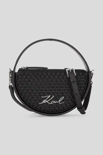 Kožená kabelka Karl Lagerfeld K/SIGNATURE