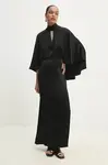 Šaty Answear.LAB černá barva, maxi, oversize