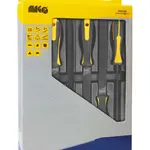 Sada pilníků s černou oxidací, délka 200 mm, 6 ks - MAGG