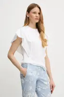 Halenka BOSS dámská, béžová barva, hladká, 50540635