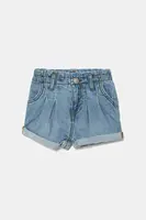 Dětské riflové kraťasy Levi's PLEAT PAPER BAG SHORT