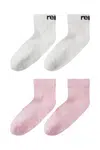 Dětské ponožky Reima Nilkat 2-pack růžová barva, 5300300A