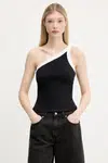 Top Abercrombie & Fitch černá barva, KI139-5396