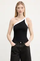 Top Abercrombie & Fitch černá barva, KI139-5396