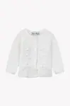 Dětský bavlněný kardigan Tartine et Chocolat bílá barva, CA18001