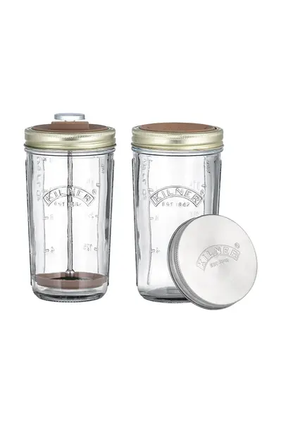 Sada na přípravu mléčných nápojů Kilner 500 ml