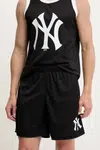 Kraťasy 47 brand MLB New York Yankees pánské, černá barva, BB017PMXYEX657794JK