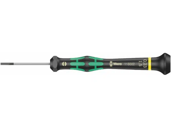 Wera 118002 Šroubovák plochý 0,23x1,5x40 mm k použití v elektronice Kraftform Micro typ 20