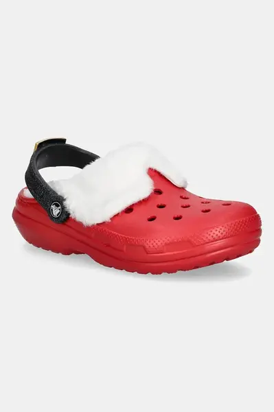 Papuče Crocs Classic Lined Santa Clog
