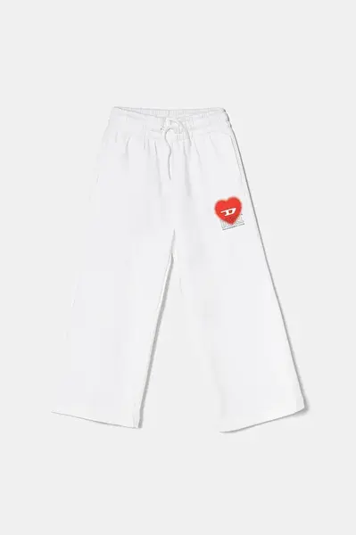 Detské bavlnené tepláky Diesel PCUORE TROUSERS