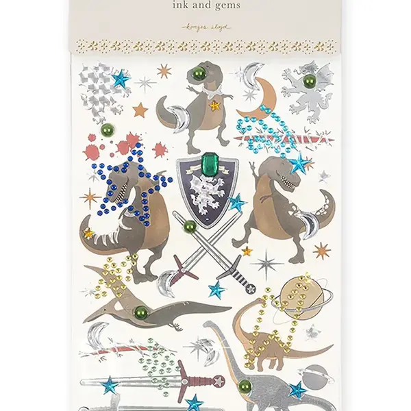 Sada stylingových doplnkov Konges Sløjd GEM STONES AND TATTOOS