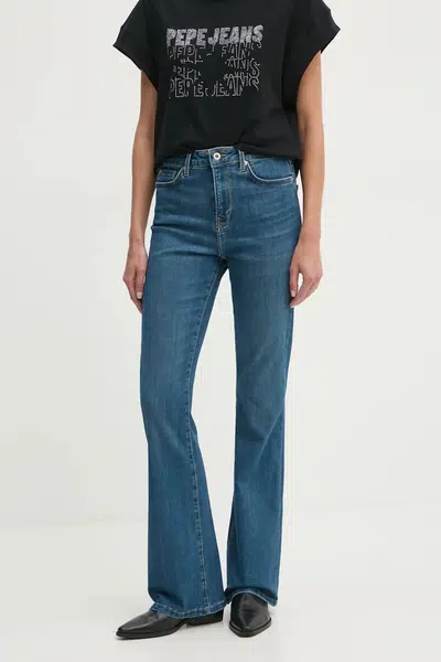 Rifle Pepe Jeans FLARE HW DION dámske, vysoký pás, PL204733IA9