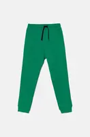 Detské bavlnené nohavice United Colors of Benetton