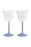 Sada pohárikov &k amsterdam glass dot pink 200 ml 2-pak