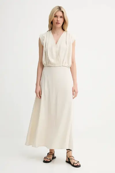 Blúzka a sukňa Answear.LAB béžová farba