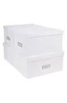 Bigso Box of Sweden - Sada úložných krabíc Inge (3-pak)