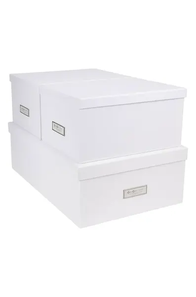 Bigso Box of Sweden - Sada úložných krabíc Inge (3-pak)