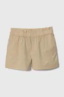 Detské šortky s ľanovou prímesou zippy