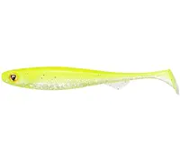 Fox rage gumová nástraha slick shads ultra uv chartreuse ayu - 11 cm
