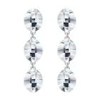 Preciosa Luxusní stříbrné náušnice Devotion s českým křišťálem Preciosa 6148 00